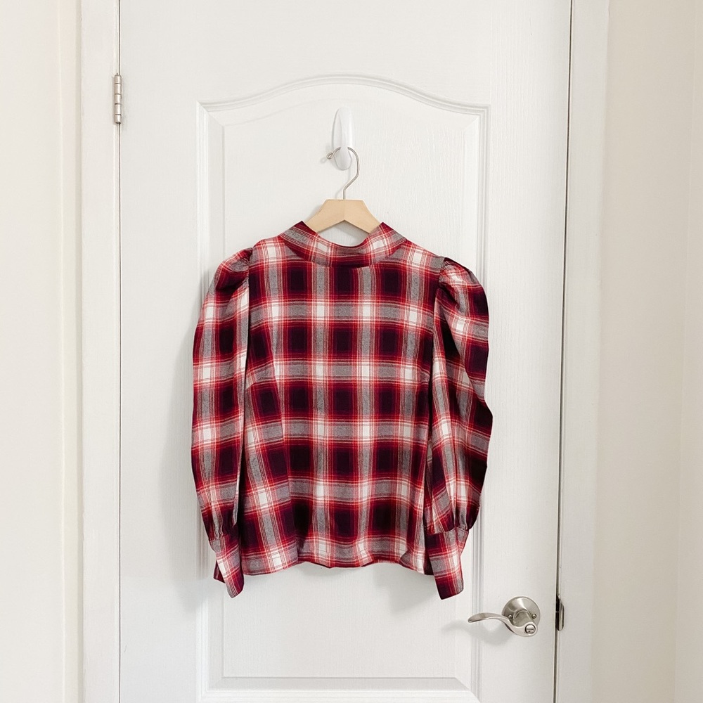 Gap Plaid Blouse